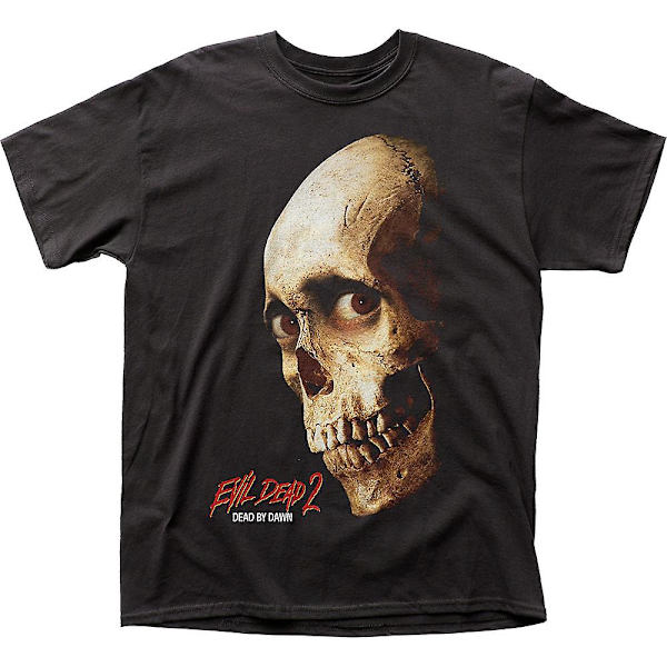 Skull Evil Dead 2 T-shirt Black XXL