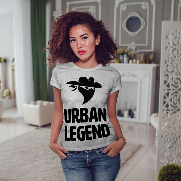 Urban Legend Bandit T-shirt för kvinnor XXL