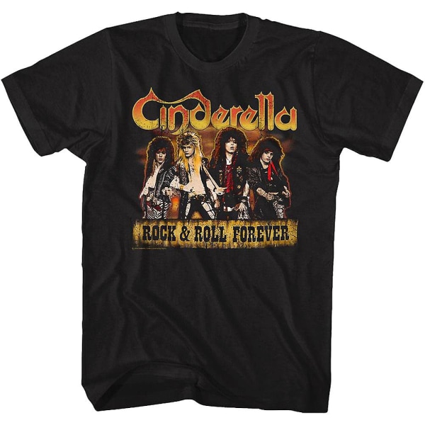 Cinderella Rock and Roll Forever T-shirt L