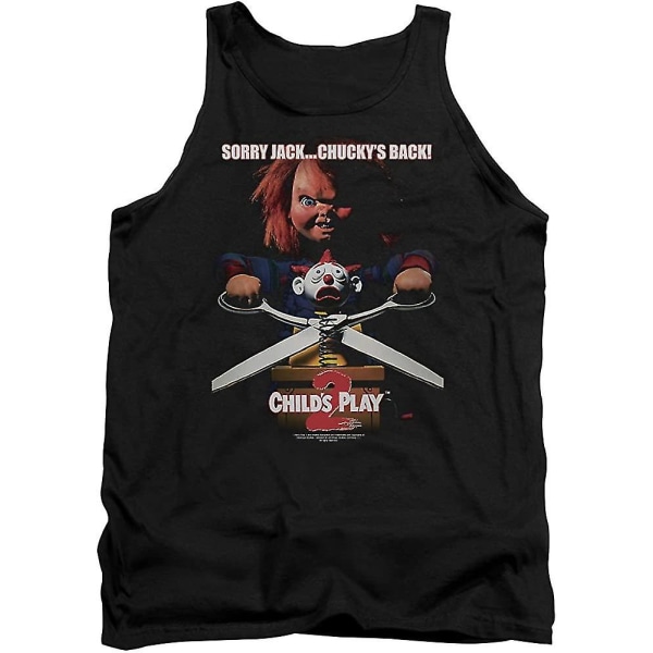 2bhip Child's Play 2 Skräck Komedi Thriller Film Chuckys Back Vuxen linneskjorta S