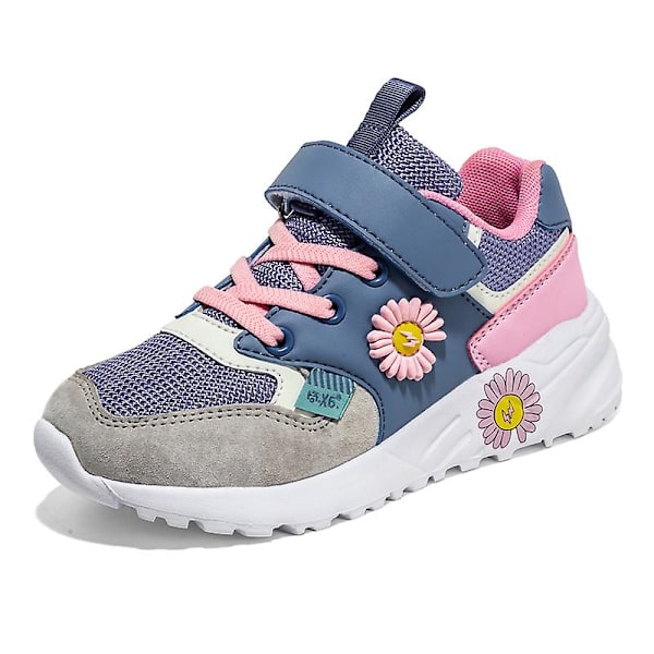 Barn Sneakers Pojkar Basketskor Halkfria tjejer Sportskor 3Ba05 Purple 35