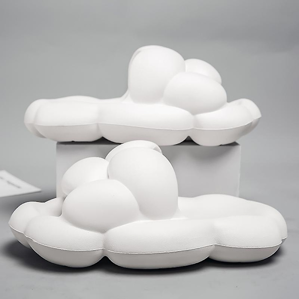 Strandtofflor för män Modesandaler Utomhus Halkfria inomhusskor 3B5024 White 40-41
