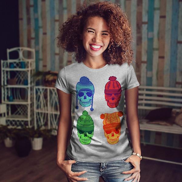 Vinterhatt Mode T-shirt för kvinnor M