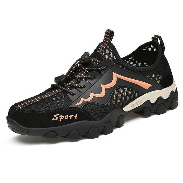 Herrsneakers Andas löparskor Mode Sportskor 3B9337 Black 42