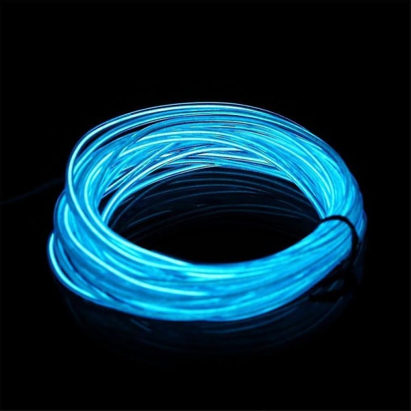 Flexibel El Wire Neon Light 3 Meter För Dansfest Bildekor Med Controller
