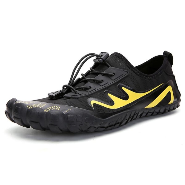 Vattenskor för män Quick-Dry Aqua Yoga Skor Barefoot Beach Sportskor Yjs202 BlackYellow 38