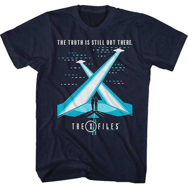 Mulder och Scully Silhouettes X-Files T-shirt L