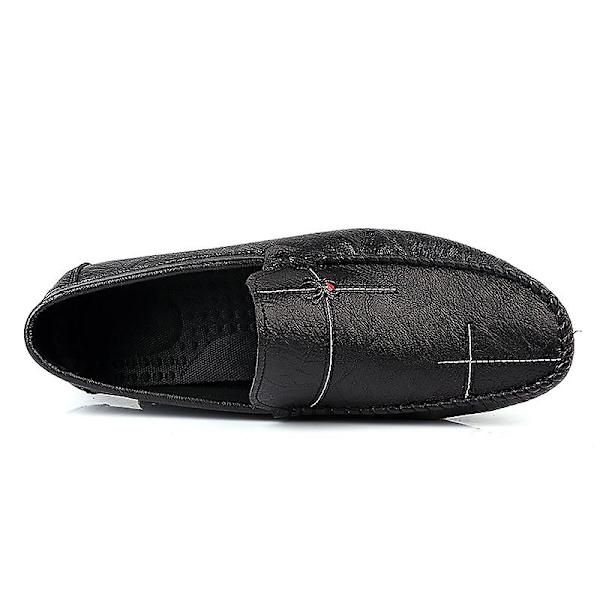 Casual för män Utomhus små läderskor Fr5006M Black 41