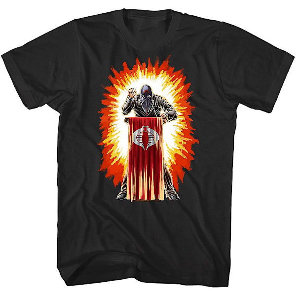 Cobra Commander Box Art GI Joe T-shirt M