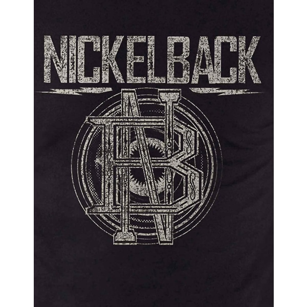 Nickelback T-shirt Band Logotyp Circle Officiell Herr Svart Storlek Xl XXL