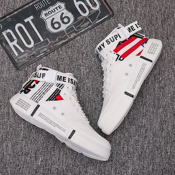 Herr Sneakers Andas Herr Skateboard Skor Löparskor 3A5818 White 41