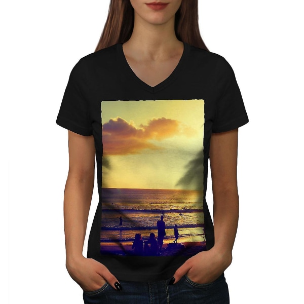 Photo Nature Beach T-shirt för kvinnor 3XL