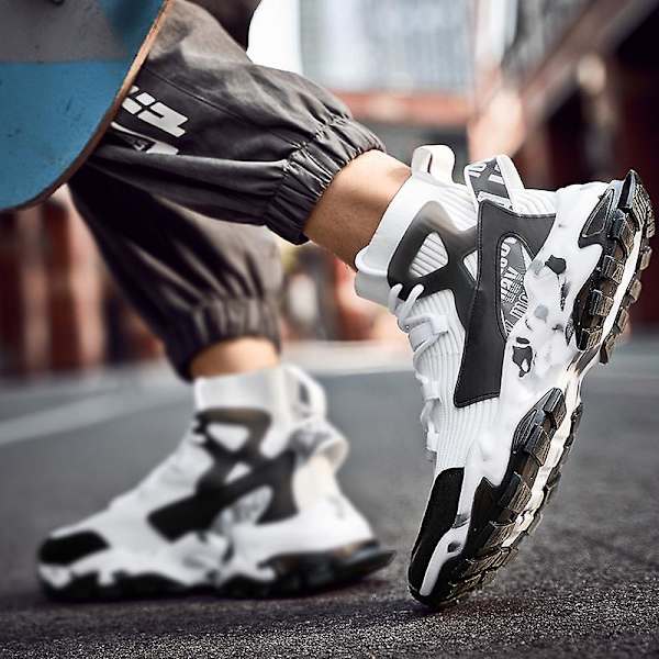 Basketskor för män Andas Sneakers Löparskor 3Alt12 White 41