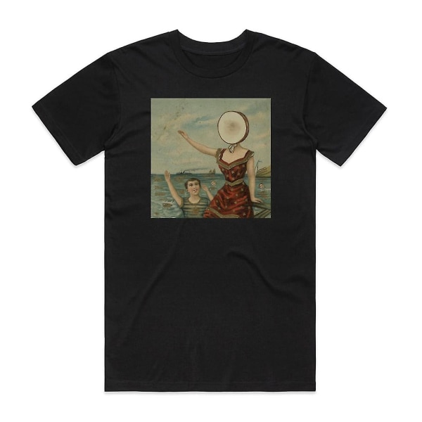 Neutral Milk Hotel i flygplanet över havet T-shirt Svart M