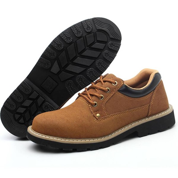 Damsneakers Andas lätta ståltå säkerhetsarbetsskor 2D530 Brown 38