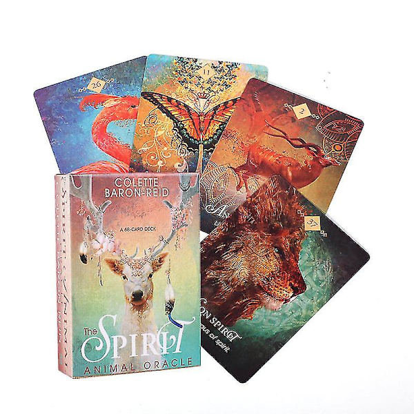 Spiritsong Tarotkort Däckspel Oracle Party Spelkort Engelsk Tarot Bordsspel Spådom Öde Underhållning68st Ts13