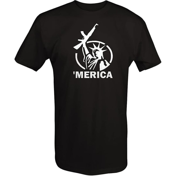 Frihetsgudinnan Ar15 Ak47 'merica T-shirt - 6xl L