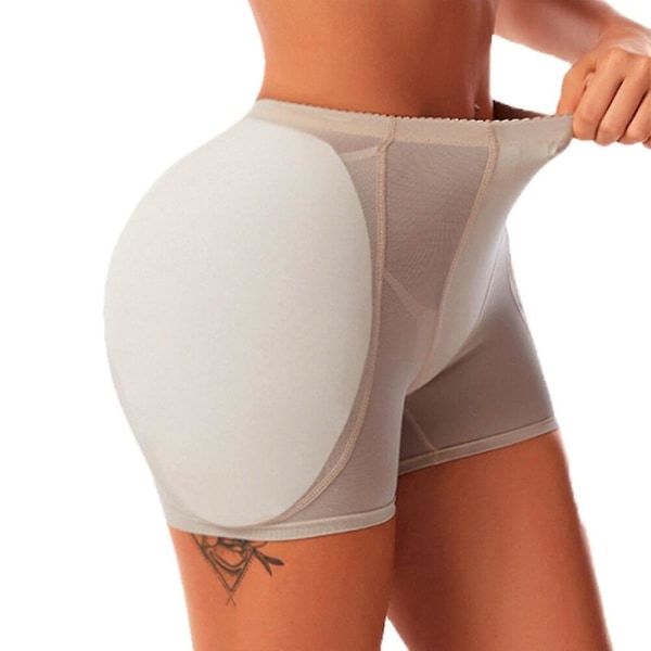 Dam Butt Lifter Hip Enhancer Shaper Trosor Body Shaper Hip Pad Sexiga underkläder Bodyshorts Body Shapewear,beige