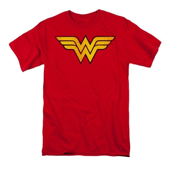 DC Comics Wonder Woman Logo Dist T-shirt L