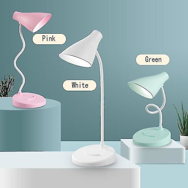 2021 Led skrivbordslampa för sovrumsbord USB uppladdningsbar läs multifunktionstelefonhållare mode de