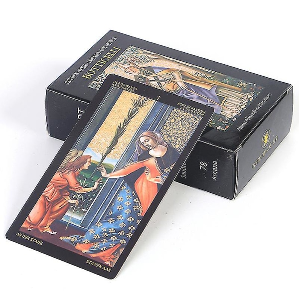 Brädspel Golden Botticelli Tarot 12*7 Oracle Card