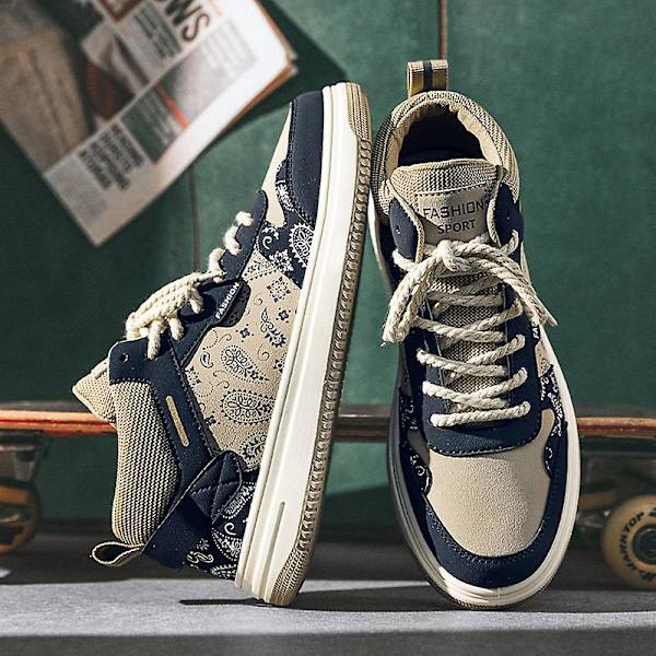 Herrsneakers Andas Dam Skateboarding Skor Löparskor A811 DarkBlue 41