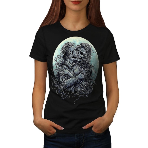 Zombie Dead Love Skull Women Blackt-shirt S