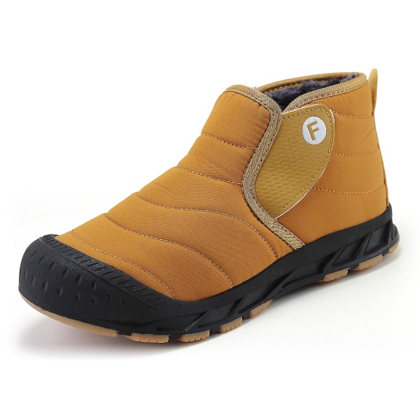 Vintersnöskor för herr Vattentåliga skor Anti-halk Casual Lätt vandringskänga 2012 Yellow 44
