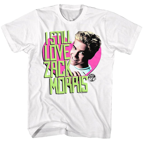 Jag älskar fortfarande Zack Morris Saved By The Bell T-shirt L