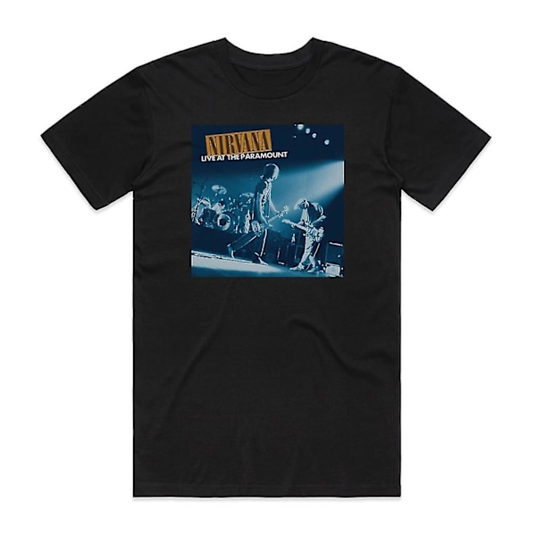 Nirvana Live At The Paramount T-shirt Svart M