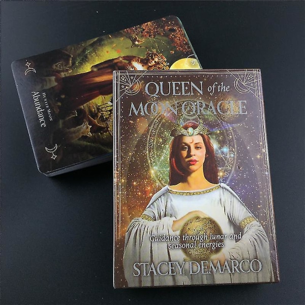 Hot Sell Queen Of The Moon Oracle Cards Brädspel Tarot Cards54st Ts60