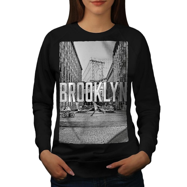 Brooklyn Urban Street Women Blacksweatshirt XXL