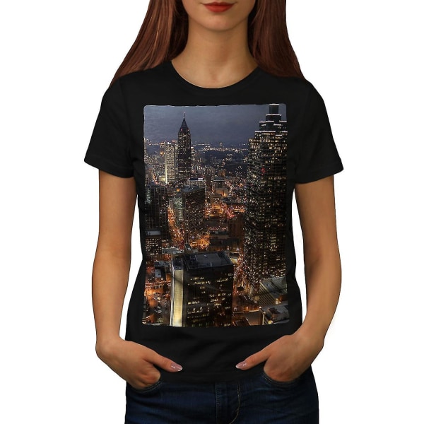 Atlanta Skyline Dark Women T-shirt M