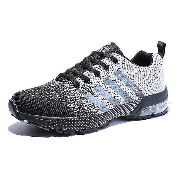 Herr Sneakers Andas löparskor Mode Sportskor 8702-1 Gray 41