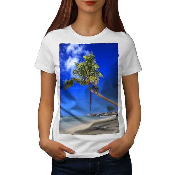 Beach Holiday Sun Nature T-shirt för kvinnor XXL