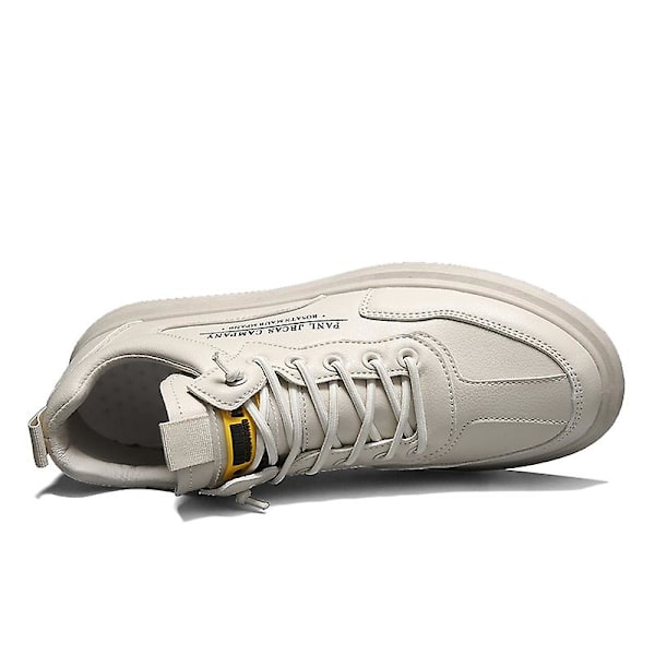 Casual för män Mode Platta Sneakers Löparskor som andas F1-6 Khaki 41