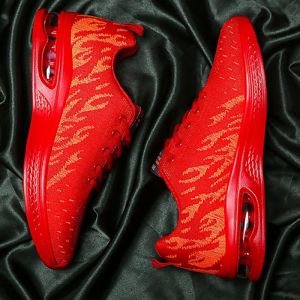 Herrsneakers Andas löparskor Mode Sportskor 3A7789 Red 46