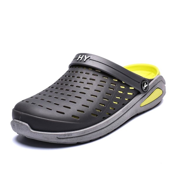 Strandtofflor för män Modesandaler Utomhus Halkfria inomhusskor 3B6009 Gray 44