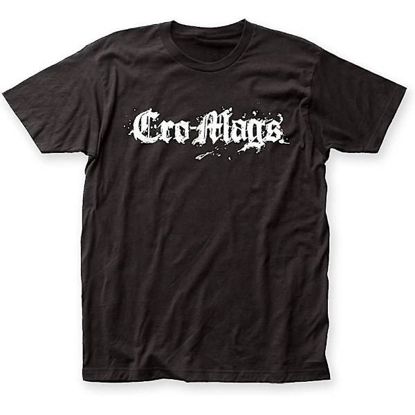Cro-mags - T-shirt med logotyp för män M