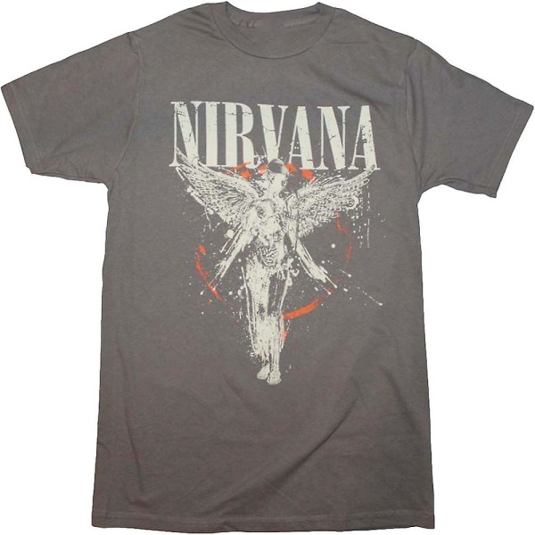 In Utero Nirvana T-shirt Dark Gray S