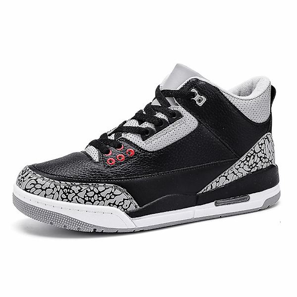 Basketskor för män Mode Halkfria Sneakers Sportskor som andas YJAj3 Black 41
