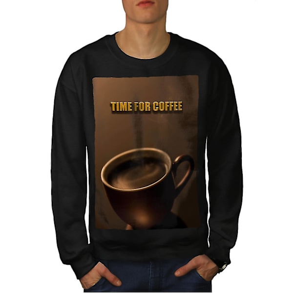 Dags för kaffebar mat tröja för män M