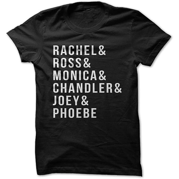 Rachel & Ross & Monica & Chandler & Joey & Phoebe - Rolig T-shirt - Made On Demand In Usa S