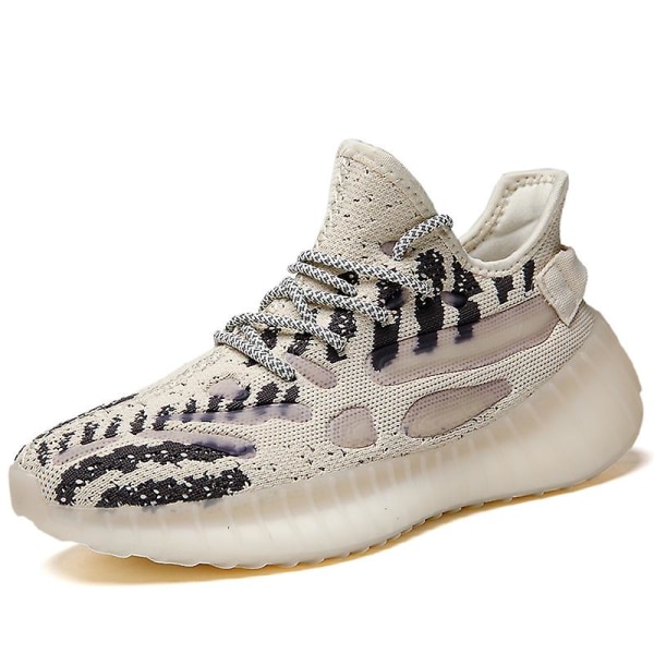 Herr Dam Sneakers Andas löparskor Mode Sportskor Yj8607-1 Beige 39