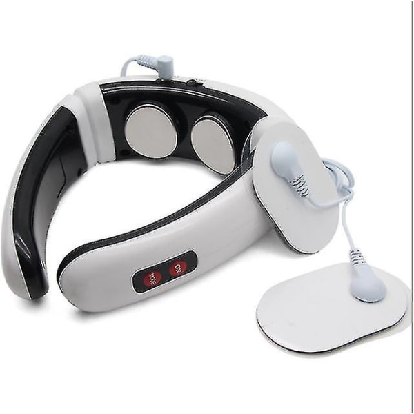 Elektrisk nackmassager & puls rygg 6 lägen Långt infraröd Energikontroll Uppvärmning Smärtlindringsverktyg Hälsovård Avslappningsmaskin