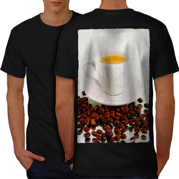 Kaffe Espresso Bean Men T-shirt Baksida L