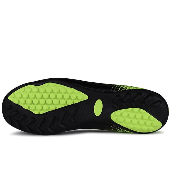 Fotbollsskor för män Halkfria fotbollsskor för herr, Gräs Fotbollssneakers 3Adr06 BlackGreen 36