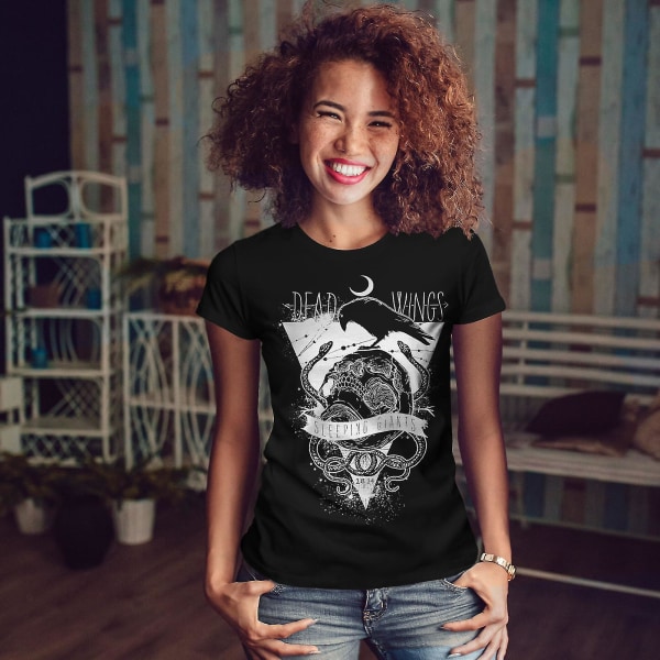 Dead Wings Crow Women Blackt-shirt XL