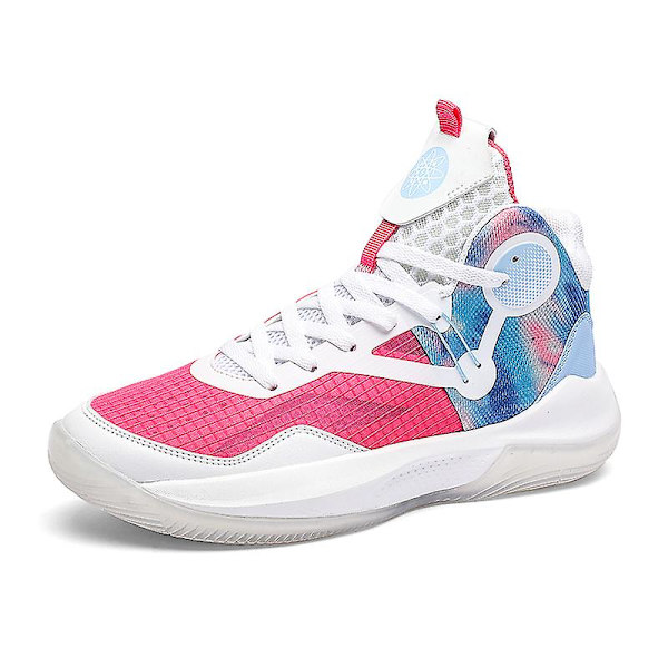 Basketskor för män Andas halkfria sportlöparskor 003 Pink 41