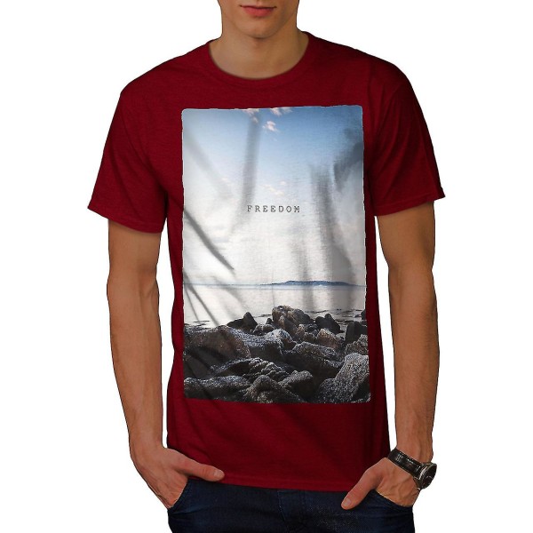 Freedom Sea Life Nature T-shirt för män S